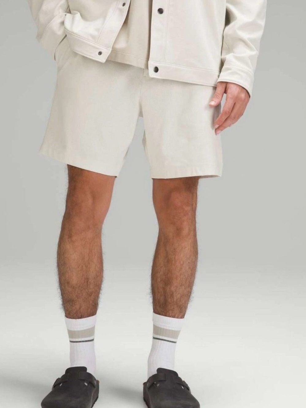 NWT lululemon Men's ABC Classic-Fit Short 9" WovenAir Bone Size 31